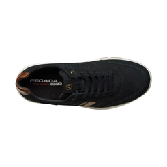 Sapatênis Masculino Pegada Nobuck Azul Marinho/Areia