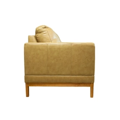Sofá 3 Lugares 210cm Magazin Monte Carlo 669989 Marrom SE