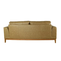 Sofá 3 Lugares 210cm Magazin Monte Carlo 669989 Marrom SE