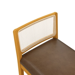 Banqueta Estofada Kappesberg Sara A075 Caramelo SE