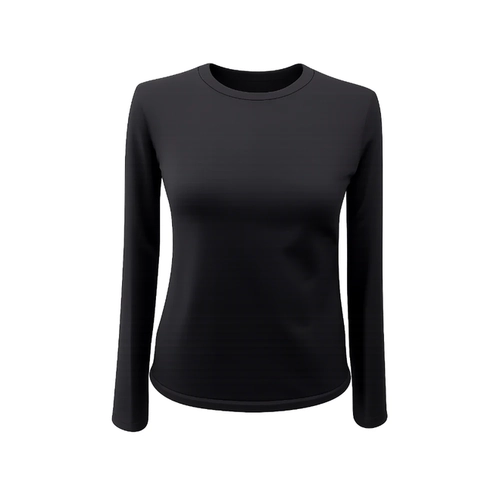 Blusa Térmica Básica Feminina Casual Free Preto
