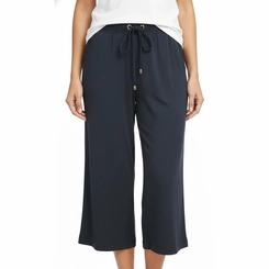 Calça Pantacourt Feminina Casual Free Preta Confortável