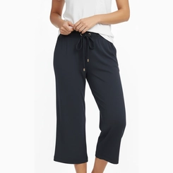 Calça Pantacourt Feminina Casual Free Preta Confortável