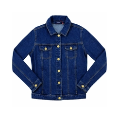 Jaqueta Jeans Feminina Manga Longa