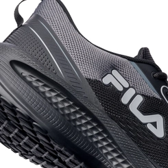 Tênis Masculino Esportivo Fila Rise Up Preto e Cinza