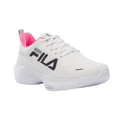 Tênis Feminino Confortável Fila Progress Lite Branco e Rosa