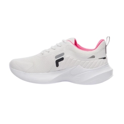 Tênis Feminino Confortável Fila Progress Lite Branco e Rosa