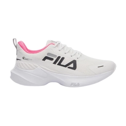 Tênis Feminino Confortável Fila Progress Lite Branco e Rosa