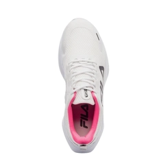 Tênis Feminino Confortável Fila Progress Lite Branco e Rosa