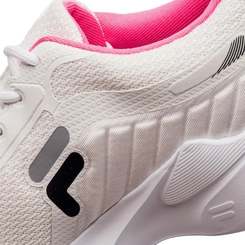 Tênis Feminino Confortável Fila Progress Lite Branco e Rosa