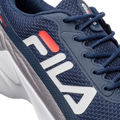 Tênis Masculino Esportivo Progress Lite Fila Azul Marinho/Branco