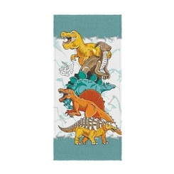 Toalha de Banho Infantil Estampa Dinossauro Lepper
