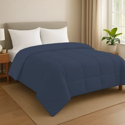 Edredom Microfibra Queen Size 240x260cm Bett Azul Marinho