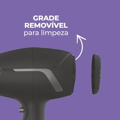 Secador de Cabelo 2.200W Cadence Eleva SEC565 Preto