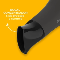 Secador de Cabelo 2.200W Cadence Eleva SEC565 Preto