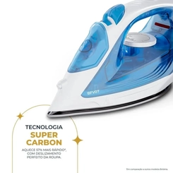 Ferro de Passar a Vapor Britânia 063601096 Branco e Azul