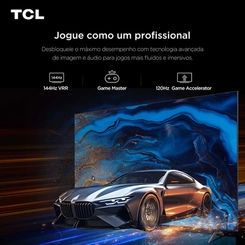 Smart TV 55 Polegadas 4K QD-Mini LED 120Hz TCL 55C6K Preto