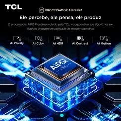 Smart TV 55 Polegadas 4K QD-Mini LED 120Hz TCL 55C6K Preto