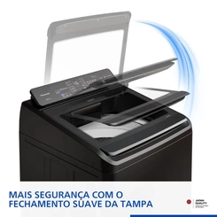 Máquina de Lavar 19kg Panasonic Intuitive+ NAF190G1B Preta