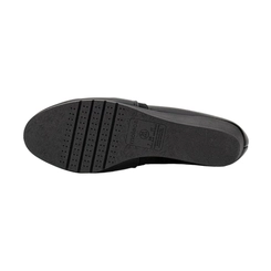 Sapato Feminino Salto Baixo Anabela Moleca 5156881 Preto