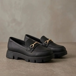 Mocassim Feminino Moderno Tratorado Modare 7409102 Preto
