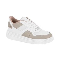 Tênis Feminino Moderno Moleca 5816110 Branco/Cinza