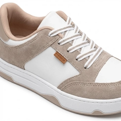 Tênis Feminino Moleca 5835202 Branco/Cinza