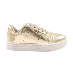 Tênis Feminino Moleca 5835100 Dourado Metalizado
