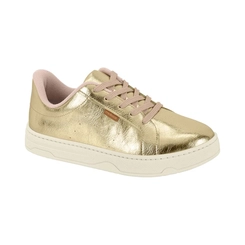 Tênis Feminino Moleca 5835100 Dourado Metalizado