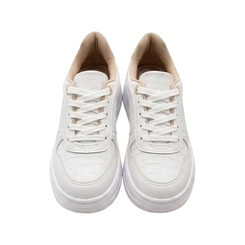 Tênis Feminino Modare 7402114 Branco com Detalhe Dourado
