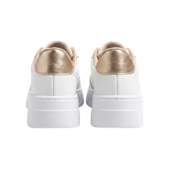Tênis Feminino Modare 7402114 Branco com Detalhe Dourado