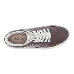 Tênis Feminino Beira Rio 4305124 Marrom Chocolate/Branco Off