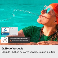 Smart TV 43'' Samsung QLED Full HD QN43Q5FAAGXZD Preto