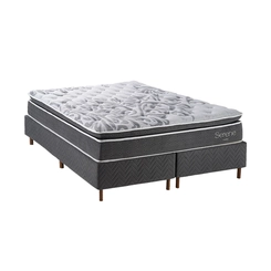 Base Box King Size 193x203x25cm Kappesberg SOM008 Titânio SE