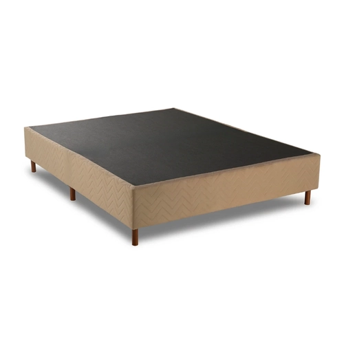 Base Box Casal 138x188x25cm Kappesberg SOM008 Bege SE