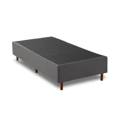 Base Box Solteiro 88x188x25cm Kappesberg SOM008 Titânio SE