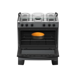 Fogão 5 Bocas Mesa Inox Atlas Mônaco Plus 300002026 Titanium Bivolt
