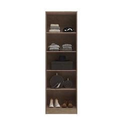 Sapateira Multiuso 2 Portas 4 Prateleiras Decibal RP1206.3 Wood/Cristalo