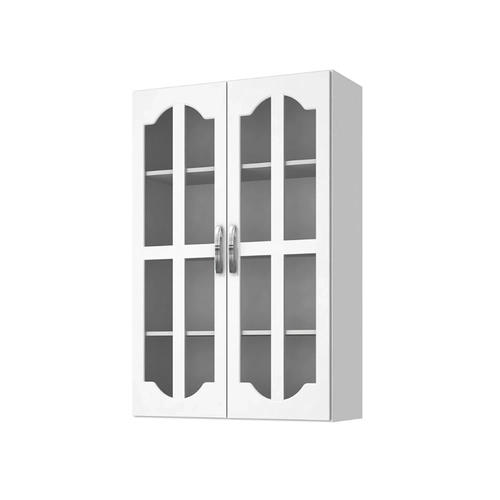 Cristaleira 2 Portas Móveis Canção Crystal 1673.1 Branco SE