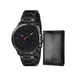 Relógio Analógico Masculino Lince MRNM014L46-K0AWP2PX Preto Com Brinde