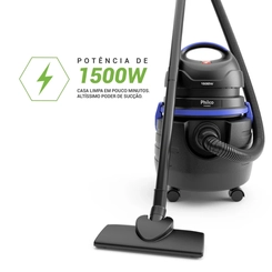 Aspirador de Pó e Água 1.500W Philco PAS80 Preto