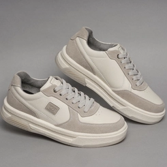Sapatênis Masculino em Couro Pegada 112704-06 Off White