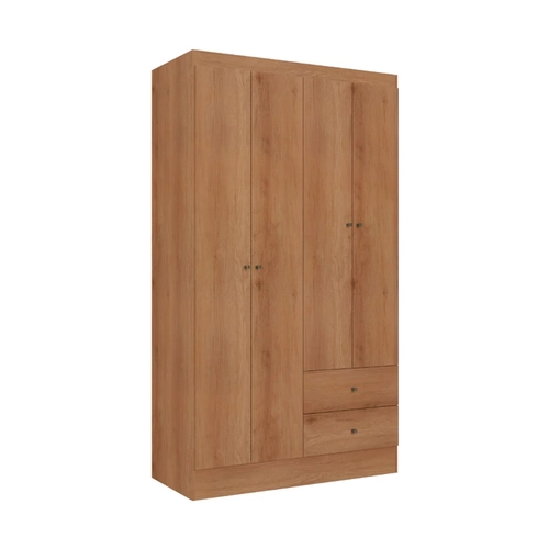 Guarda-Roupa 4 Portas 2 Gavetas THB Astro 5987 Freijó SE