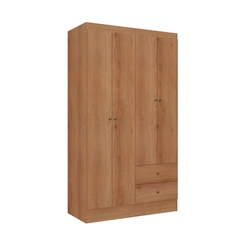 Guarda-Roupa 4 Portas 2 Gavetas THB Astro 5987 Freijó SE