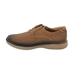 Sapato Masculino em Couro Pegada 127603-04 Parafinado Marrom