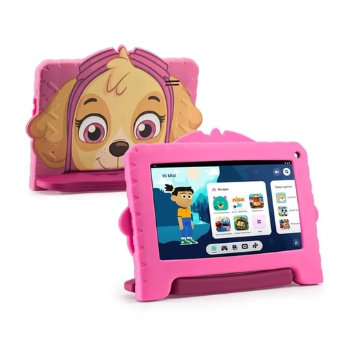Tablet Infantil 7'' Patrulha Canina Skye 64GB 4GB RAM Multilaser NB422 Colorido