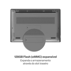 Notebook Multilaser Ultra Tela 14'' 128GB 4GB RAM Intel Pentium UB364 Cinza Bivolt
