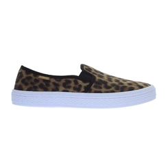 Sapatilha Slip On Calce Fácil Moleca 5840-100 Animal Print