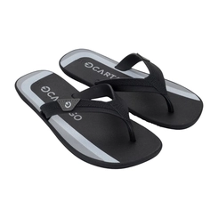 Chinelo Masculino Cartago Atlanta II 12432-By218 Preto e Cinza
