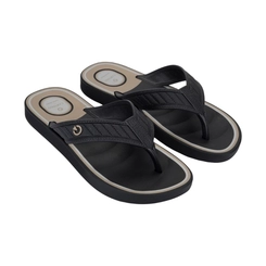 Chinelo Masculino Cartago Durban 12640-By985 Preto/Bege